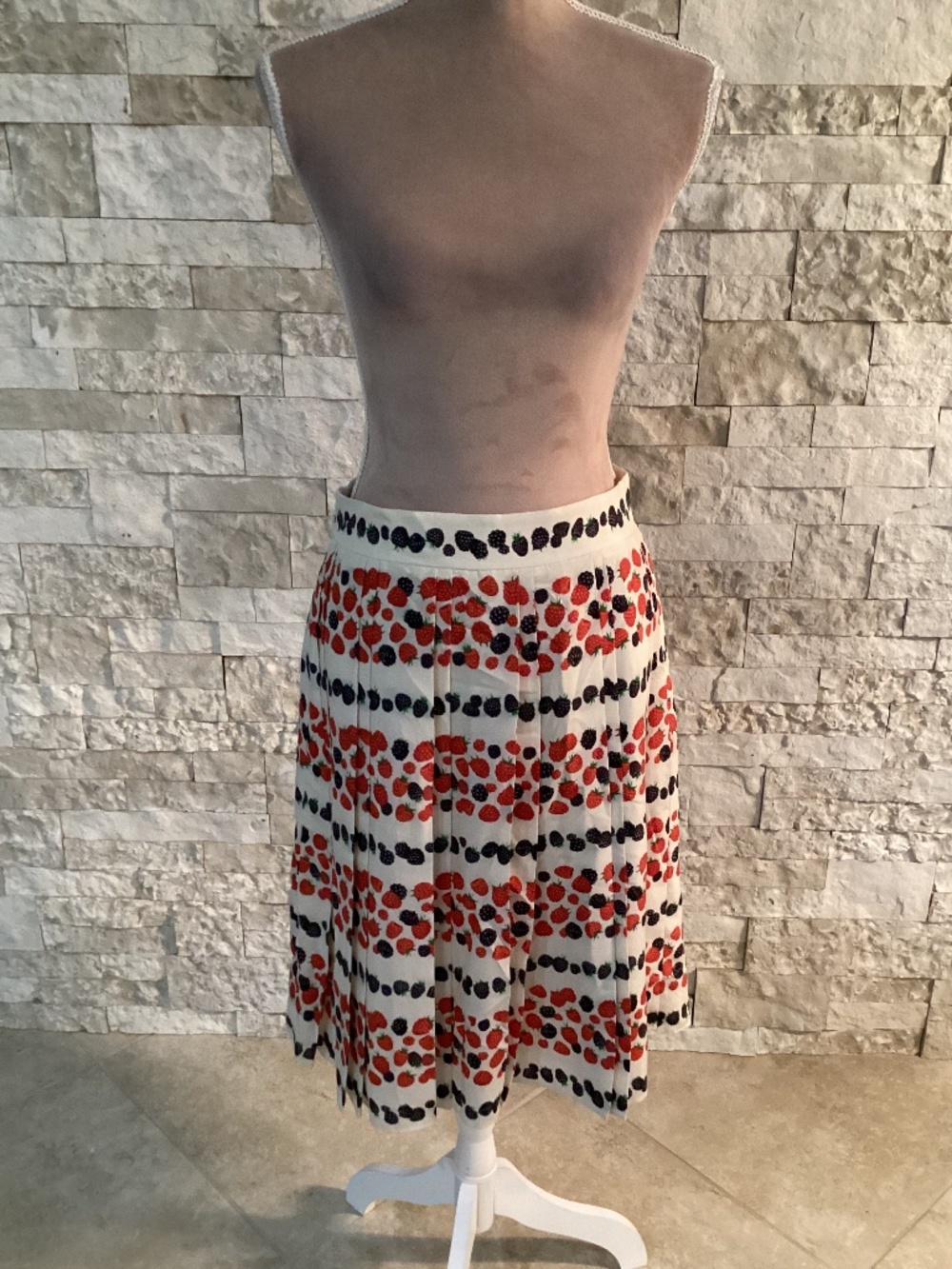 J.Crew pleated midi skirt